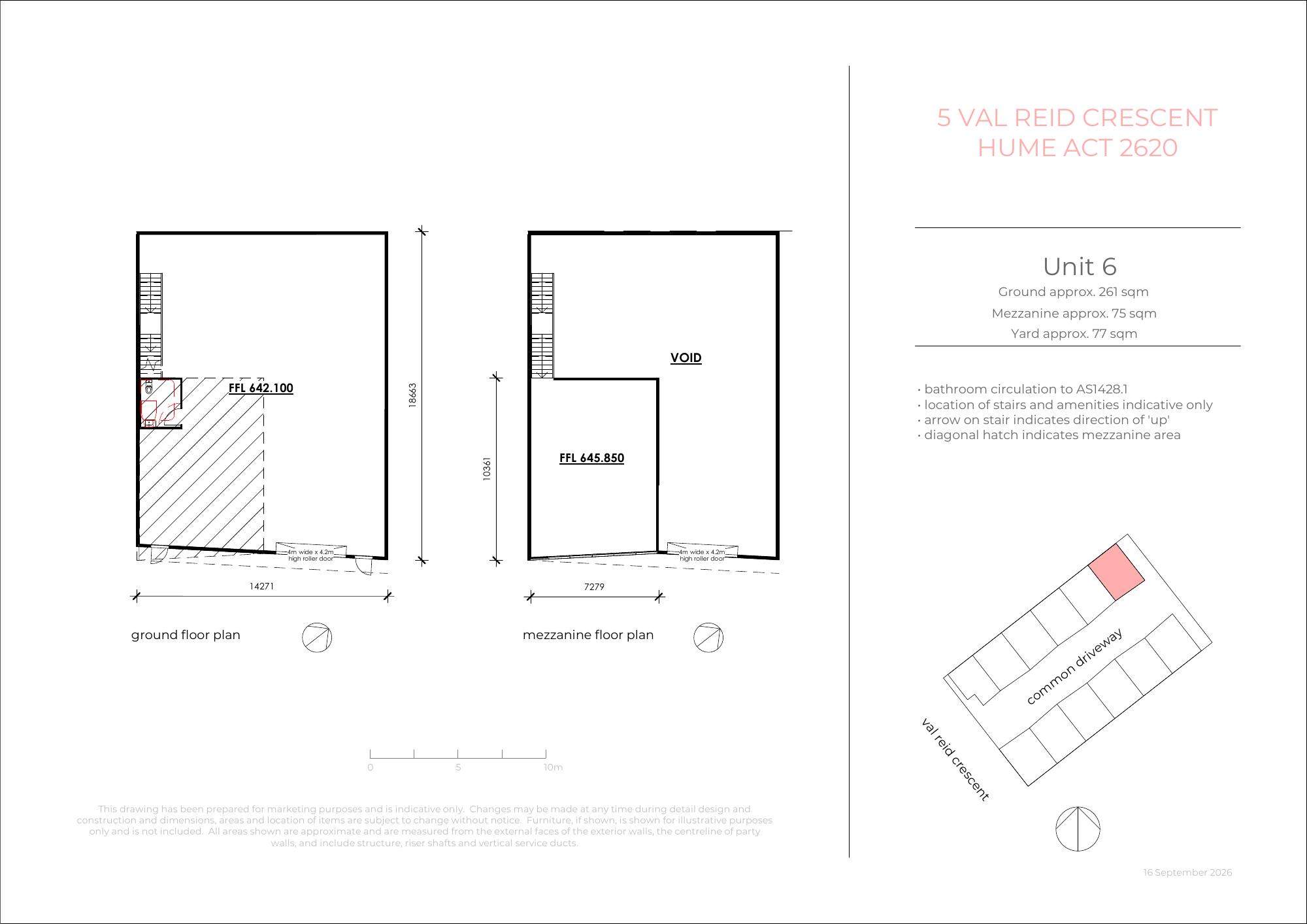 Industrial Warehouse Units for Sale | 5 Val Reid Crescent, Hume — floor plan 1
