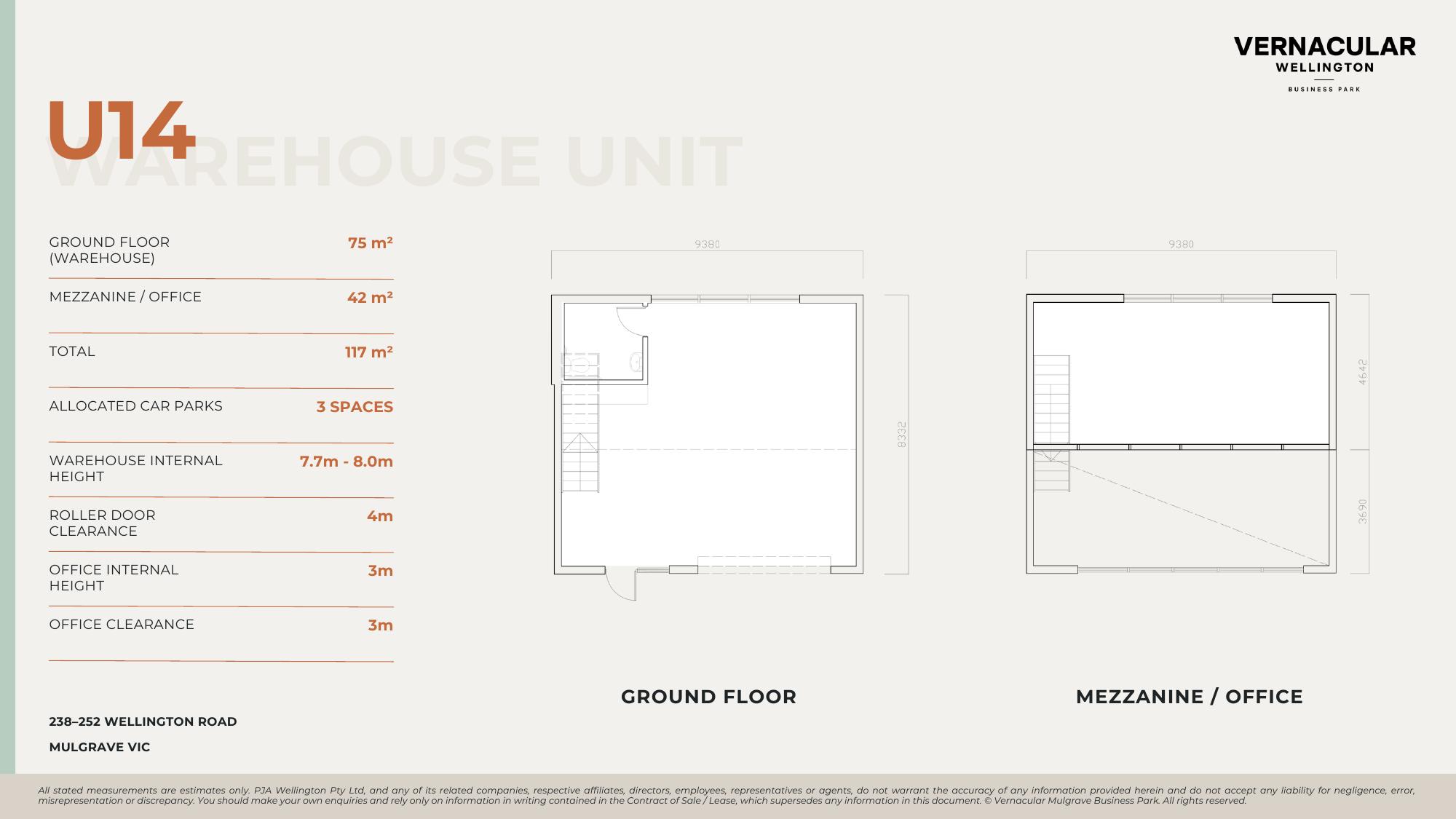Wellington Exchange | Office & Warehouse Units for Sale, Mulgrave — floor plan 1