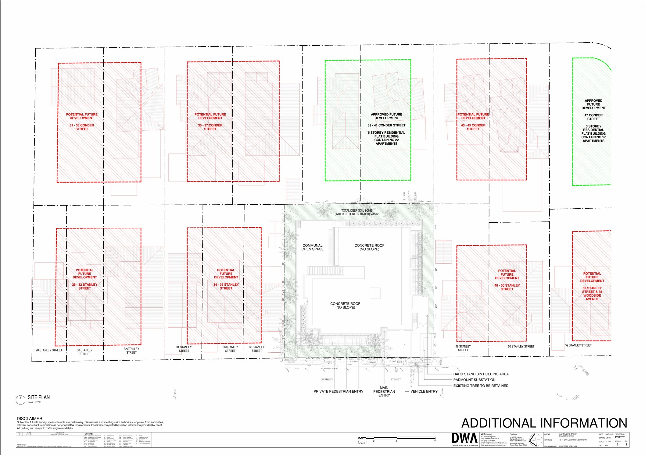 95-Studio Co-Living Investment | 40–46 Stanley Street, Burwood — floor plan 1