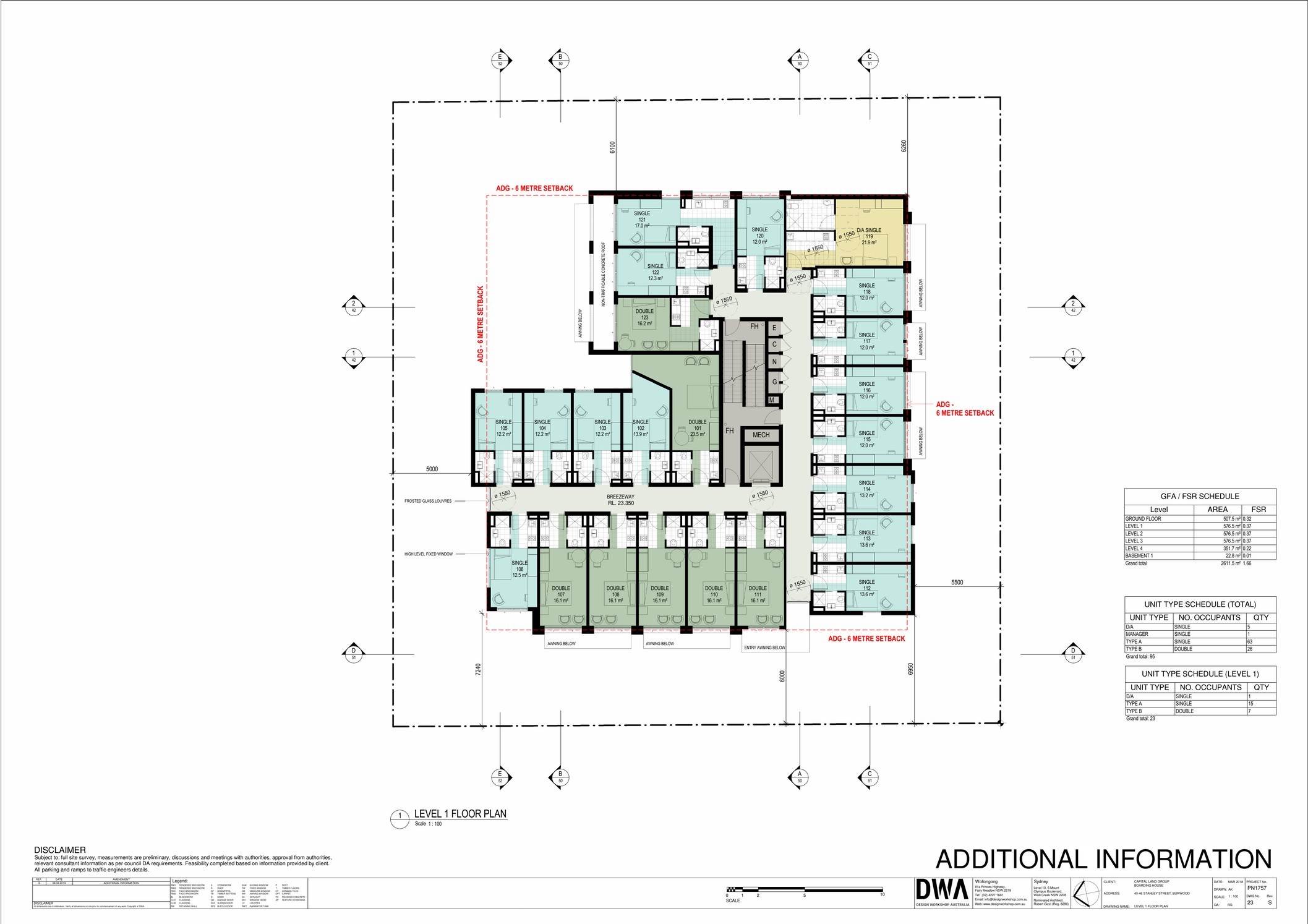 95-Studio Co-Living Investment | 40–46 Stanley Street, Burwood — floor plan 3